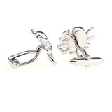 Animals Plants Plain Colour Metal Cufflinks