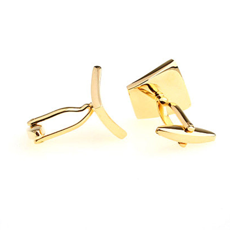 Plain Colour Metal Cufflinks