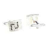 Crystal Zircon Cufflinks