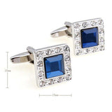 Crystal Zircon Cufflinks