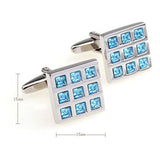 Crystal Zircon Cufflinks