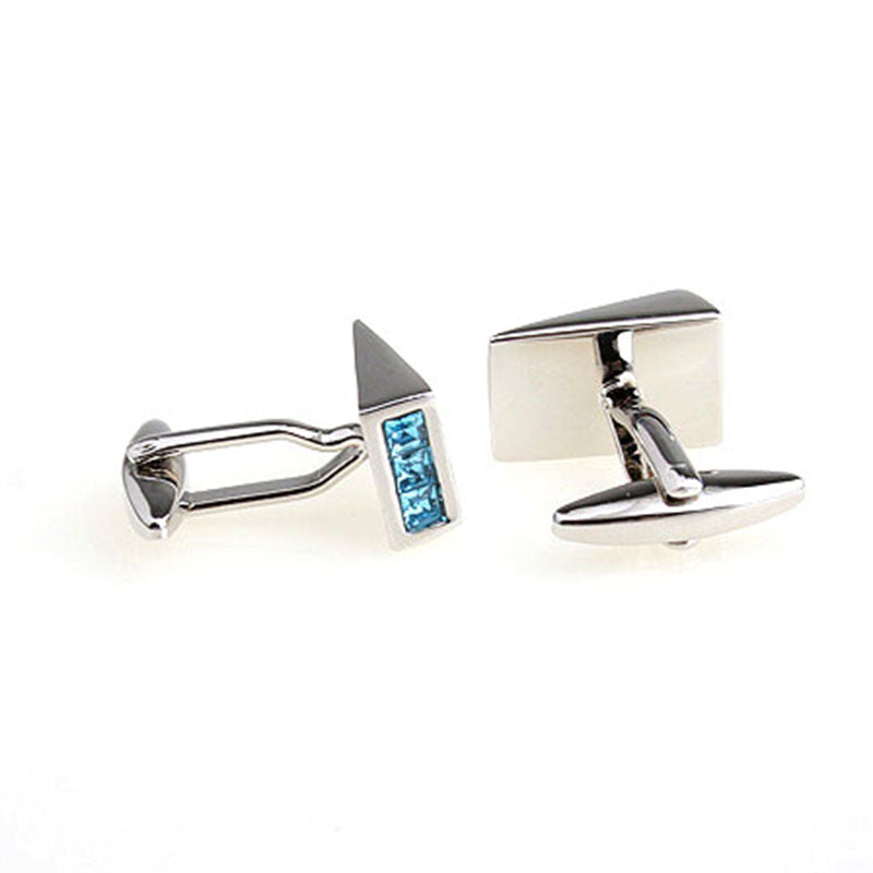 Crystal Zircon Cufflinks