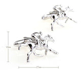 Animals Plants Plain Colour Metal Cufflinks