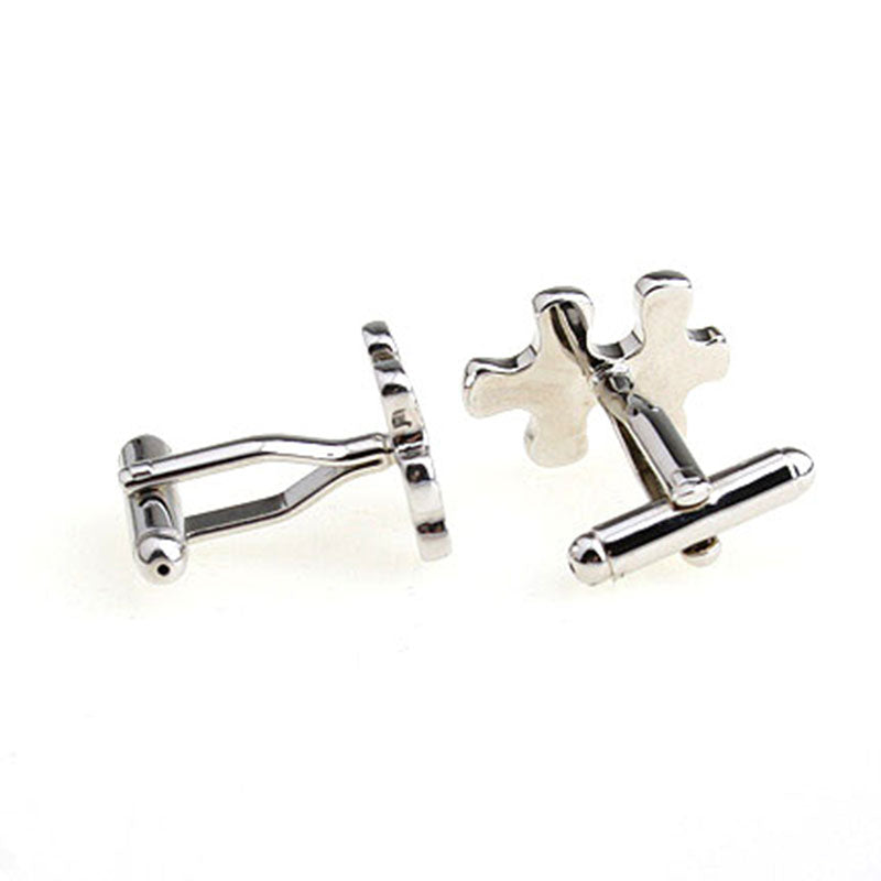 Plain Colour Metal Cufflinks