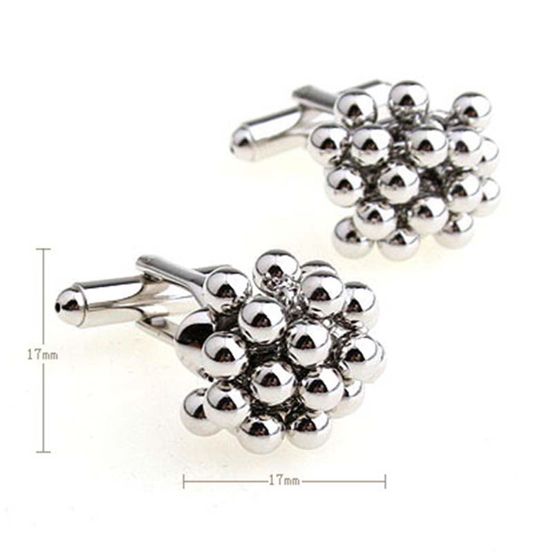Vegetable Fruit Plain Colour Metal Cufflinks