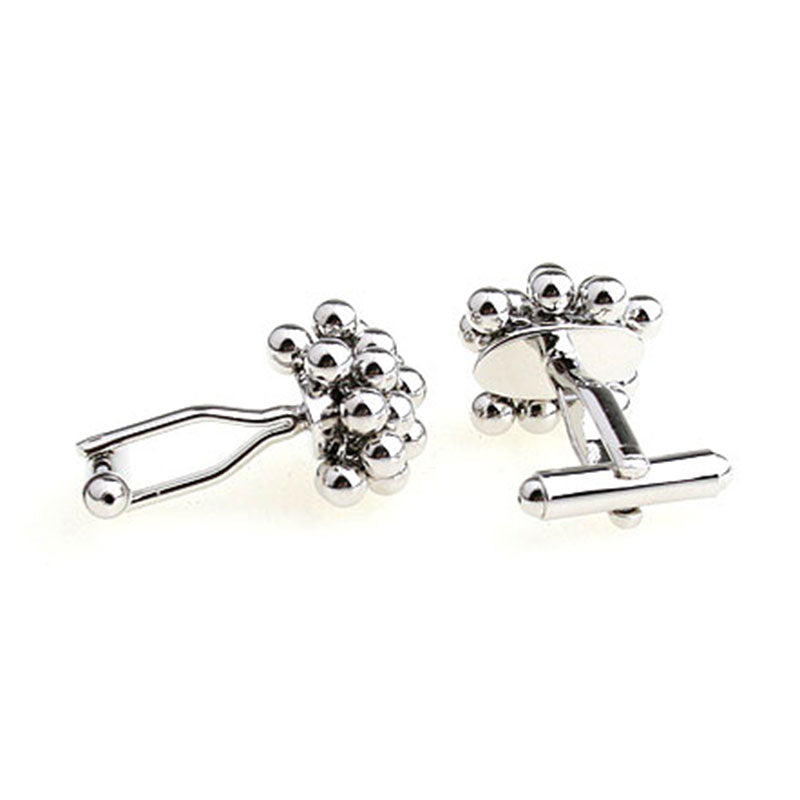Vegetable Fruit Plain Colour Metal Cufflinks