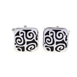 Enamel Dropping Glue Cufflinks