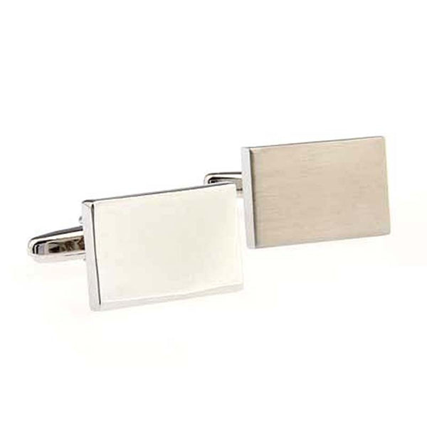 Plain Colour Metal Cufflinks