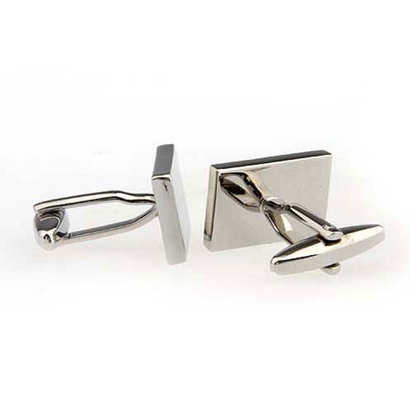 Plain Colour Metal Cufflinks