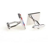 Crystal Zircon Cufflinks