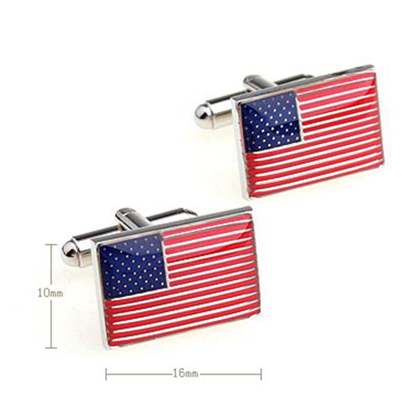 National Flag Music Enamel Dropping Glue Cufflinks