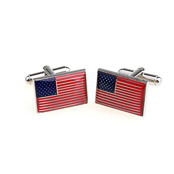 National Flag Music Enamel Dropping Glue Cufflinks