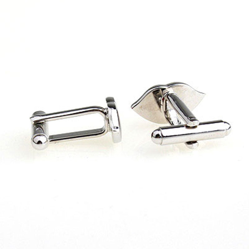 Interesting Skull Enamel Dropping Glue Cufflinks