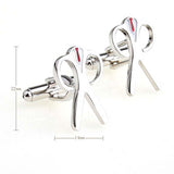 Military Tools Enamel Dropping Glue Cufflinks