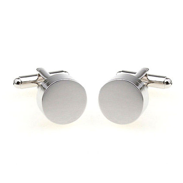 Plain Colour Metal Cufflinks