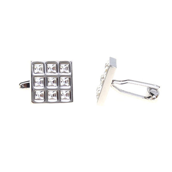 Crystal Zircon Cufflinks