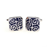 Enamel Dropping Glue Cufflinks