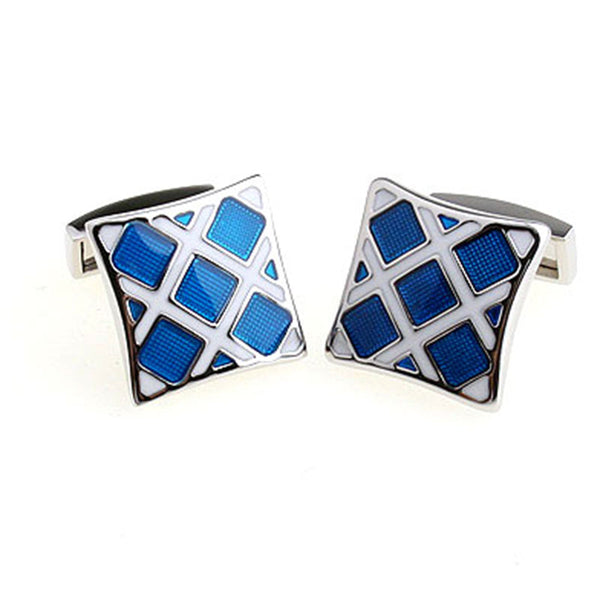 Enamel Dropping Glue Cufflinks