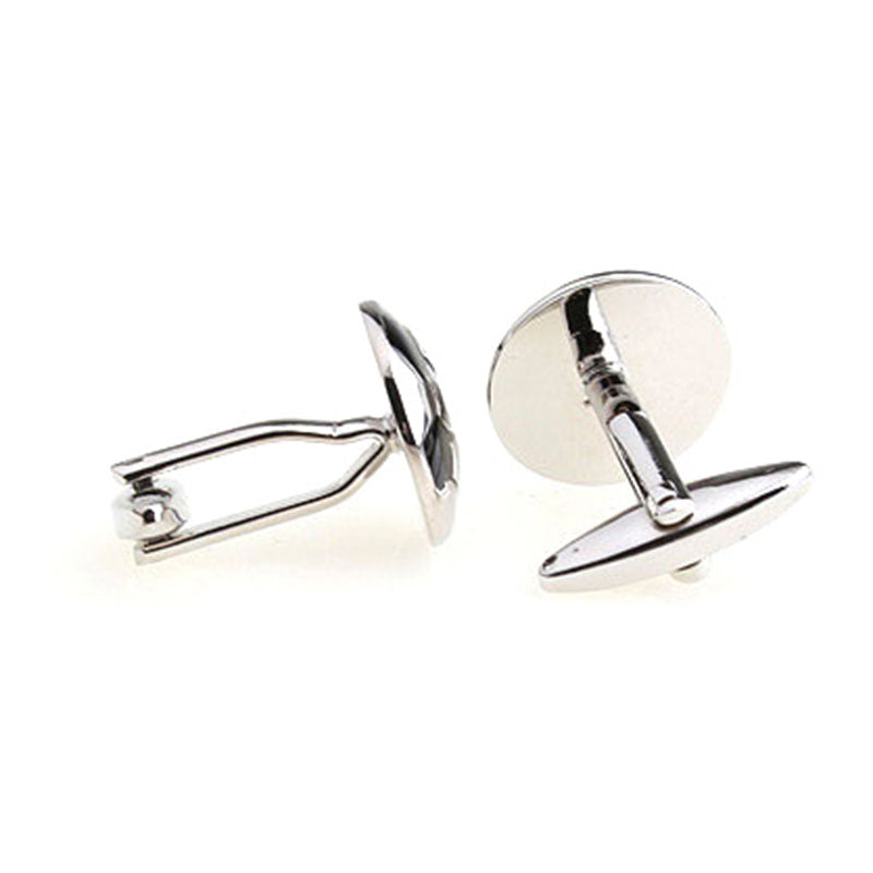 Sports Technology Enamel Dropping Glue Cufflinks