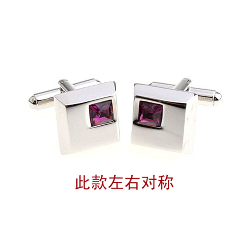 Crystal Zircon Cufflinks