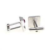 Crystal Zircon Cufflinks