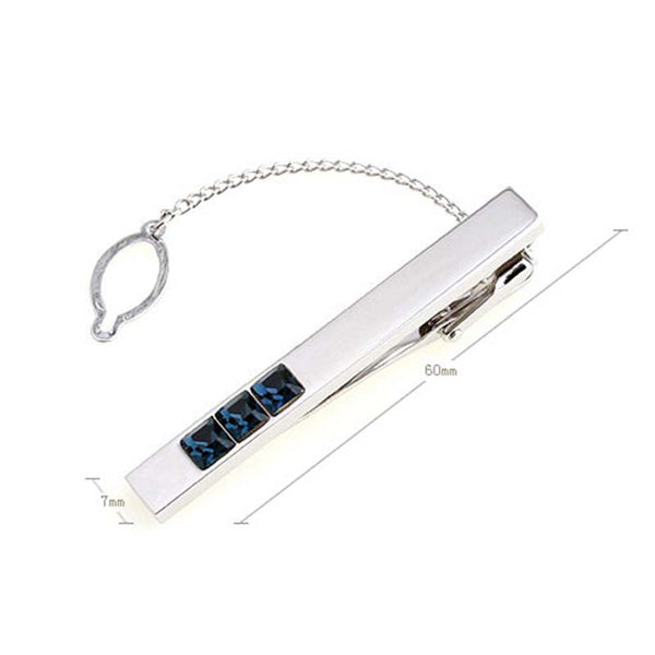 Crystal Zircon Tie Bars