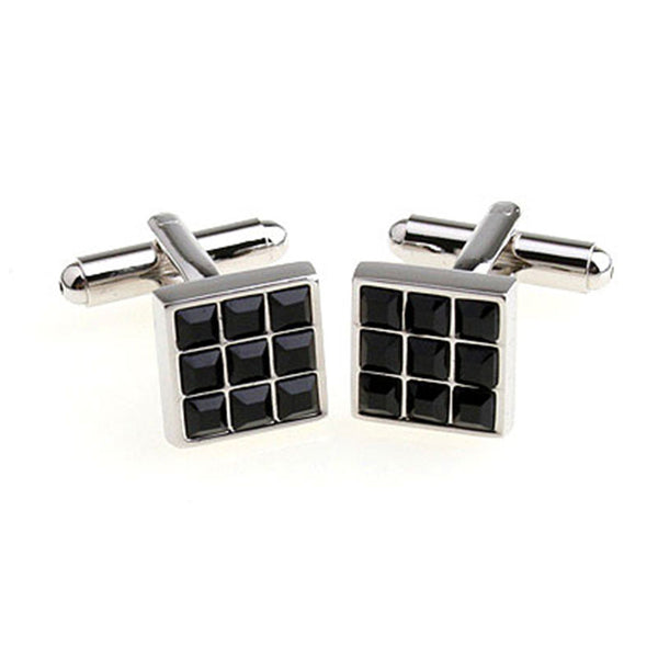 Crystal Zircon Cufflinks