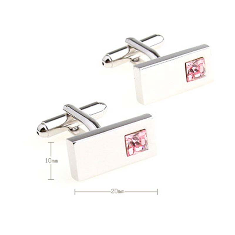 Crystal Zircon Cufflinks