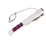 Crystal Zircon Tie Bars