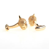 European & American Classical Plain Colour Metal Cufflinks