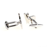 Plain Colour Metal Cufflinks