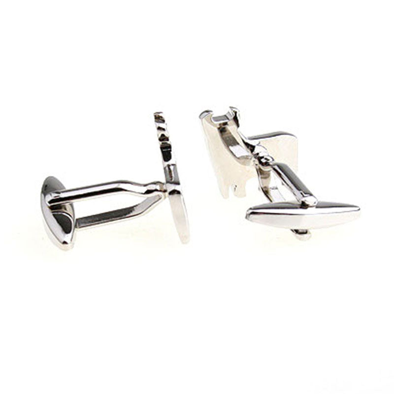 Plain Colour Metal Cufflinks
