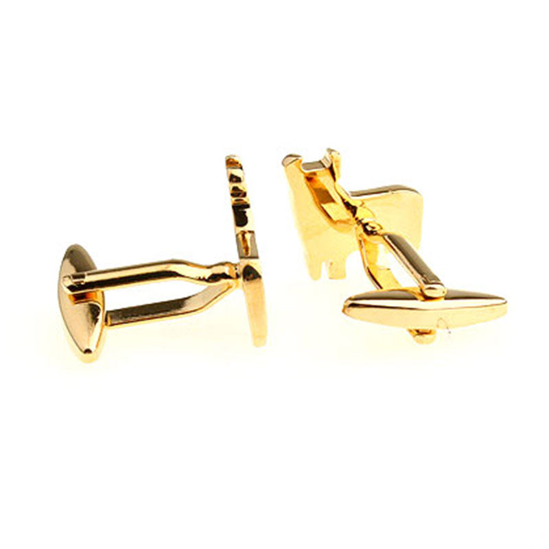 Plain Colour Metal Cufflinks