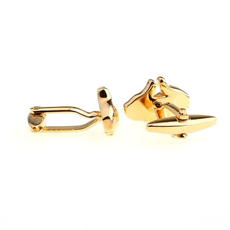 Plain Colour Metal Cufflinks
