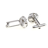 Plain Colour Metal Cufflinks