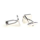 Plain Colour Metal Cufflinks