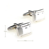 Plain Colour Metal Cufflinks