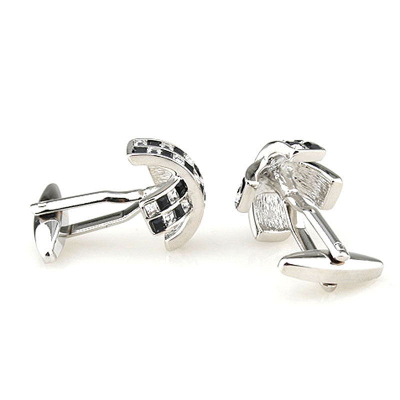 Crystal Zircon Cufflinks