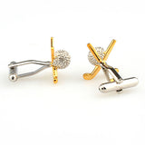 Sports Technology Plain Colour Metal Cufflinks