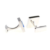 Crystal Zircon Cufflinks
