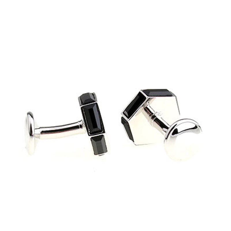 Crystal Zircon Cufflinks