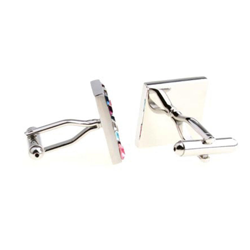 Crystal Zircon Cufflinks