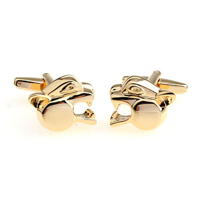 Animals Plants Plain Colour Metal Cufflinks