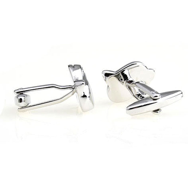 Animals Plants Plain Colour Metal Cufflinks
