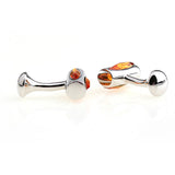 Crystal Zircon Cufflinks