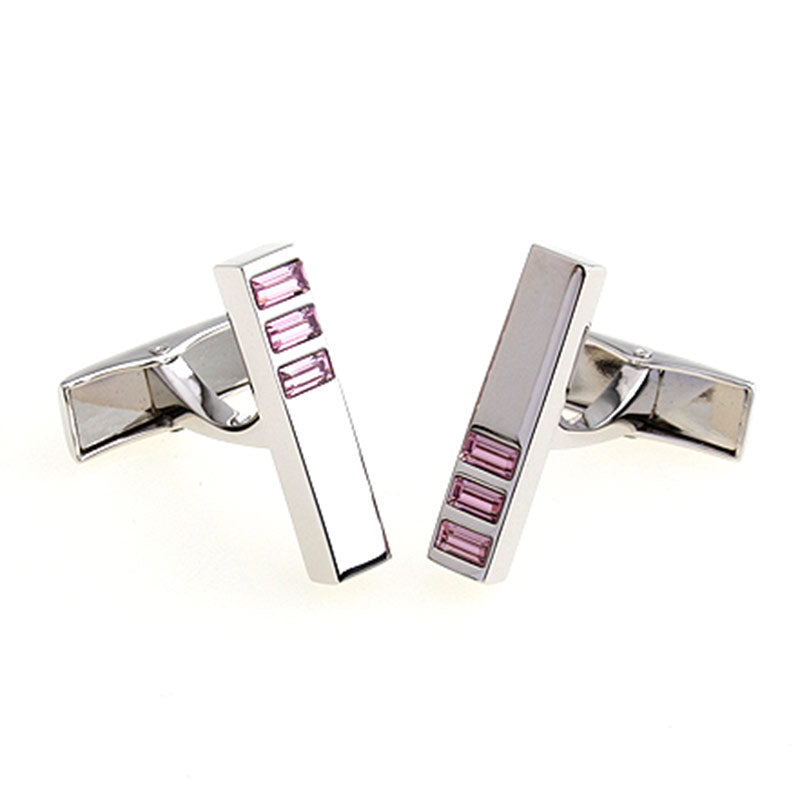 Crystal Zircon Cufflinks