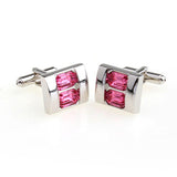 Crystal Zircon Cufflinks