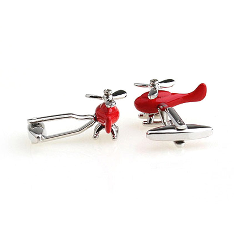 Military Tools Grease Baking Paint Cufflinks
