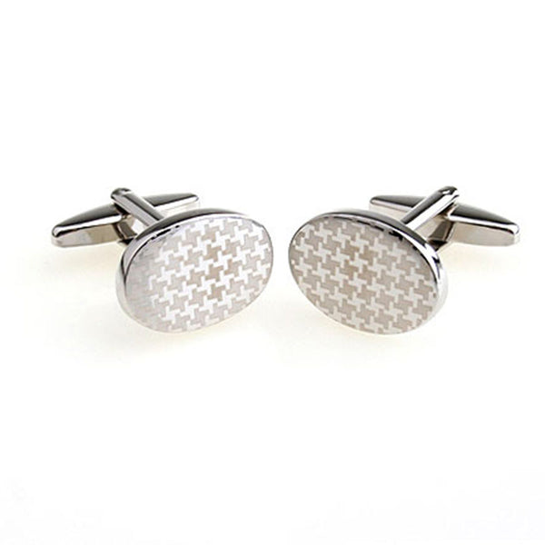 Plain Colour Metal Cufflinks