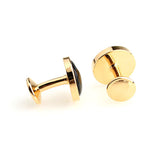 European & American Classical Shells Agate Cufflinks